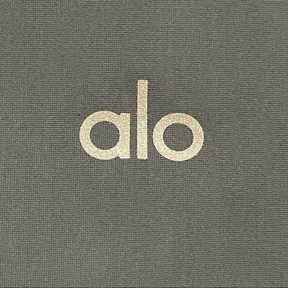 ALO Yoga High Waist Ripped Warrior Leggings in Concrete sz L - Picture 7 of 7